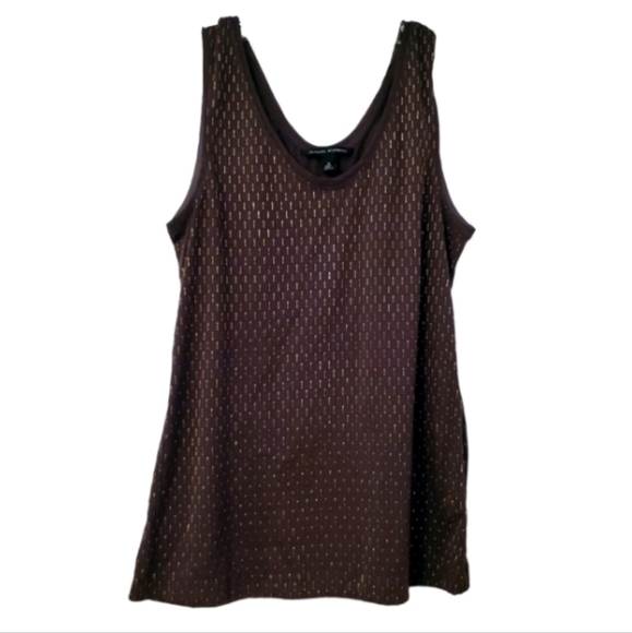 Banana Republic Gray/brown Gold Tank Size S - Picture 1 of 6